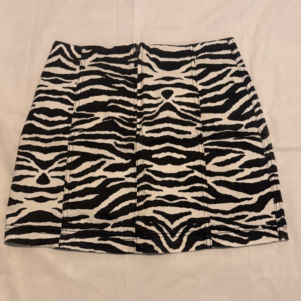 Zebra Print Women's Skirt